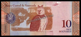 Venezuela 10 Bolivars 2007 UNC Bank Note #CN1053