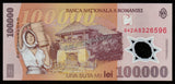 Romania 100000 Lei 2001 Polymer UNC Bank Note #CN1057