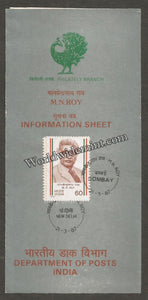 1987 Manabendra Nath Roy Brochure