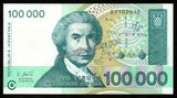 Croatia 100000 Dinara 1993 UNC Banknote N#203368