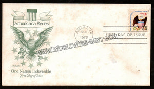 1975 USA One Nation Indivisible FDC #FA106