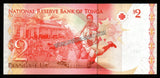 Tonga 2 Pa'anga 2009 UNC Bank Note #CN1077