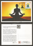 2015 International Day of Yoga Set of 5 Maxim card #MC107