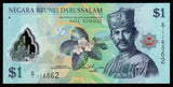 Brunei 1 Ringgit 2011 Polymer UNC Bank Note N#267582