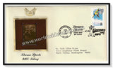 1999 USA Xtreme Sports BMX Biking - Gold Replica FDC #FE10