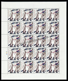 2022 India Delhi Police – Platinum Jubilee Full Sheet of 20 Stamps