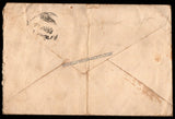 1950 INDIA Republic of India Inauguration 2 Annas 1v First Day Cancellation Commercial Cover from Banaras to Guwahati with Delivery Cancellation