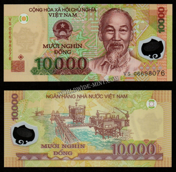 Vietnam 10000 Dong 2006 UNC Bank Note #CN1118