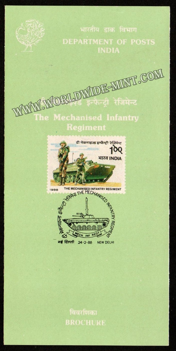 1988 The Mechanised Infantry Regiment Plain Unstamped Brochure