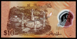 Brunei 10 Ringgit 2013 Polymer UNC Bank Note #CN1137