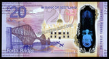 Scotland 20 Pounds Bank of Scotland 2019 Polymer UNC Bank Note #CN1140