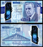 Northern Ireland 20 Pounds - 2019 UNC Polymer Bank Note N#235725 #CN1144