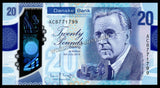 Northern Ireland 20 Pounds - 2019 UNC Polymer Bank Note N#235725 #CN1144