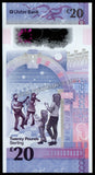 Northern Ireland 20 Pounds - 2019 UNC Polymer Bank Note N#240602 #CN1145