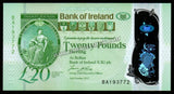 Northern Ireland 20 Pounds - 2013 P#88a UNC Polymer Bank Note N#210640 #CN1148