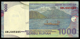 Indonesia 1000 Rupiah - 2011 P#141k UNC Bank Note N#203209 #CN1157