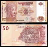 Congo 50 Francs - 2022 UNC Bank Note N#203254 #CN1162