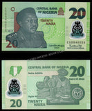 Nigeria 20 Naira - 2019 Polymer UNC Bank Note N#203164 #CN1163
