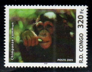 2005 Congo Chimpanzee 1v MNH #FT-116