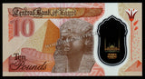 Egypt 10 Pounds 2023-2025 Polymer UNC Bank Note N#332533 #CN1171
