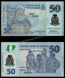 NIGERIA 50 NAIRA - 2018 Polymer UNC Bank Note N#204035 #CN1172