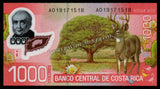 Costa Rica 1000 Colones - 2009 P# 274a Polymer UNC Bank Note N#204569 #CN1175