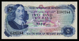 South Africa 2 Rand 1974 P# 117a UNC Bank Note N#216861 #CN1180