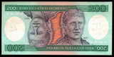 Brazil 200 Cruzeiros - 1984 P# 199b UNC Bank Note N#203546 #CN1182
