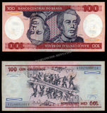 Brazil 100 Cruzeiros - 1984 P# 198b UNC Bank Note N#203536 #CN1185