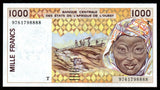 Western African States Togo 1000 Francs - 1996 P# 811Tf UNC Bank Note N#207638 #CN1187