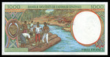 Central African States - Congo 1000 Francs - 2002 P#502Nh UNC Bank Note N#205034 #CN1188