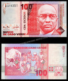 Cape Verde 100 Escudos - 1989 P# 57 UNC Bank Note N#205527 #CN1189