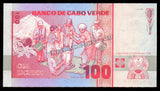Cape Verde 100 Escudos - 1989 P# 57 UNC Bank Note N#205527 #CN1189
