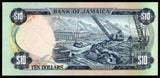 Jamaica 10 Dollars - 1978 P#CS2 UNC Bank Note N#218889 #CN1194