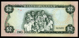 Jamaica 2 Dollars - 1978 P# CS2 UNC Bank Note N#218887 #CN1195