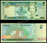 Fiji 2 Dollars - 1996 P# 96 UNC Bank Note N#206637 #CN1196