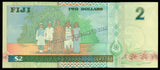 Fiji 2 Dollars - 1996 P# 96 UNC Bank Note N#206637 #CN1196