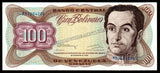 Venezuela 100 Bolivars - 1992 P# 66e UNC Bank Note N#205324 #CN1204