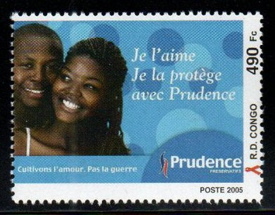 Congo Lets Cultivate Love, Not War - Campaign Against AIDS 1v MNG #FT-120