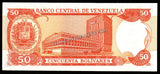 Venezuela 50 Bolivars - 1992 P# 65d UNC Bank Note N#205883 #CN1215