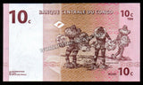 Congo 10 Centimes - 1997 P# 82a UNC Bank Note N#206600 #CN1219