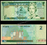 Fiji 2 Dollars - 1996 P# 96b UNC Bank Note N#206637 #CN1233