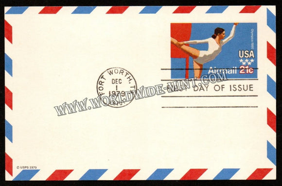 1979 USA Olympics Airmail Cover #FA124
