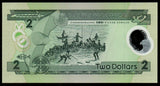 Solomon Islands 2 Dollars -	2001 P#219a UNC Bank Note N#205208 #CN1250