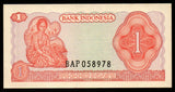 Indonesia 1 Rupiah - 1968 P# 102a UNC Bank Note N#225362 #CN1251