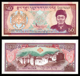 Bhutan 50 Ngultrum - 2000 P# 24 UNC Bank Note N#217607 #CN1261