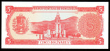 Venezuela 5 Bolivars - 1989 P# 70b UNC Bank Note N#204100 #CN1262