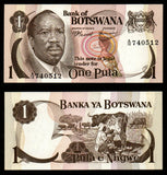 Botswana 1 Pula - 1976 P# 1a UNC Bank Note N#217564 #CN1263