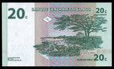 Congo 20 Centimes - 1997 P# 83a UNC Bank Note	N#206601 #CN1274