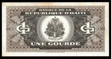 Haiti 1 Gourde - 1989 P# 253 UNC Bank Note N#206676 #CN1275